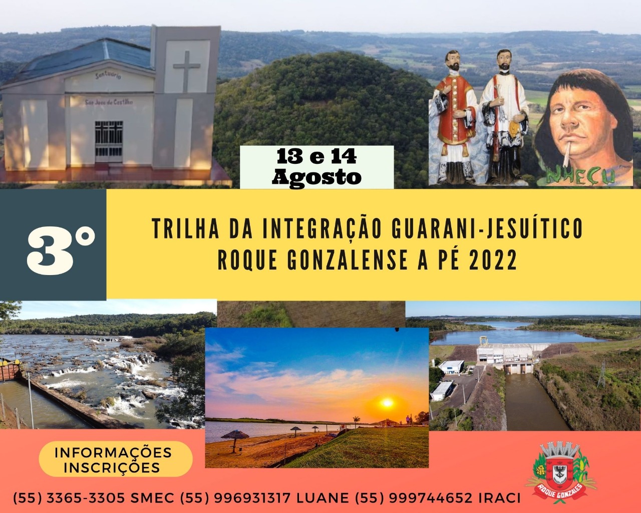 INSCRIÇÕES ABERTAS PARA A 3ª TRILHA DA INTEGRAÇÃO GUARANI JESUITÍCO